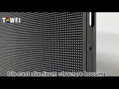 Πυρόστερη προγραμματισμένη σήμανση εξωτερική οθόνη LED P10 πλήρης χρώσης ασύρματη διαφήμιση οθόνη LED